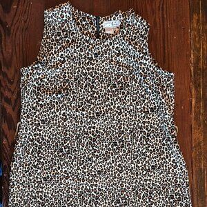Victoria + Moon Leopard Print Dress XL